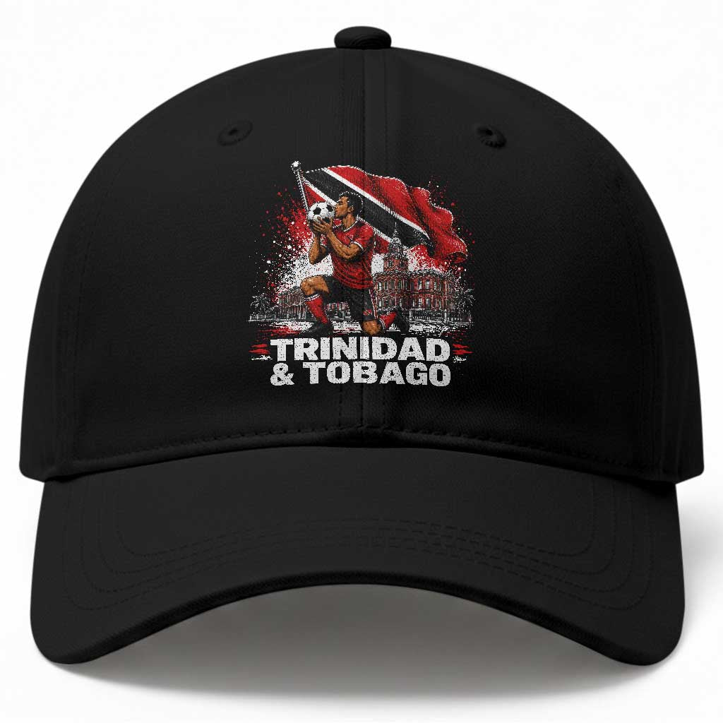Trinidad and Tobago Soccer Baseball Cap Patriotic Football Fan Caribbean Pride Gift