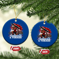 Trinidad and Tobago Soccer Ceramic Ornament Patriotic Football Fan Caribbean Pride Gift