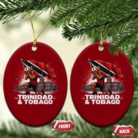 Trinidad and Tobago Soccer Ceramic Ornament Patriotic Football Fan Caribbean Pride Gift
