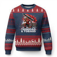 Trinidad and Tobago Soccer Ugly Christmas Sweater Patriotic Football Fan Caribbean Pride Gift