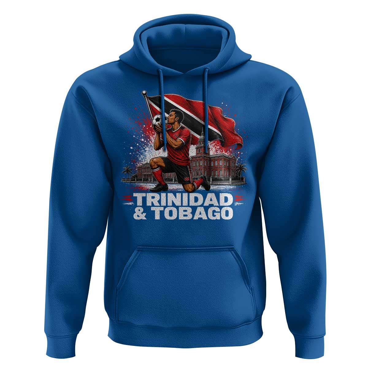 Trinidad and Tobago Soccer Hoodie Patriotic Football Fan Caribbean Pride Gift