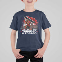 Trinidad and Tobago Soccer T Shirt For Kid Patriotic Football Fan Caribbean Pride Gift