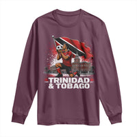 Trinidad and Tobago Soccer Long Sleeve Shirt Patriotic Football Fan Caribbean Pride Gift
