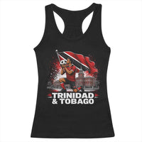 Trinidad and Tobago Soccer Racerback Tank Top Patriotic Football Fan Caribbean Pride Gift