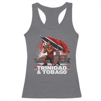 Trinidad and Tobago Soccer Racerback Tank Top Patriotic Football Fan Caribbean Pride Gift