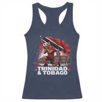Trinidad and Tobago Soccer Racerback Tank Top Patriotic Football Fan Caribbean Pride Gift