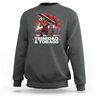 Trinidad and Tobago Soccer Sweatshirt Patriotic Football Fan Caribbean Pride Gift