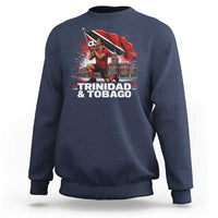 Trinidad and Tobago Soccer Sweatshirt Patriotic Football Fan Caribbean Pride Gift
