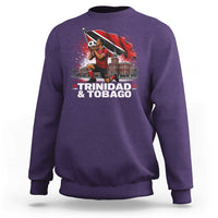 Trinidad and Tobago Soccer Sweatshirt Patriotic Football Fan Caribbean Pride Gift