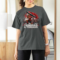Trinidad and Tobago Soccer T Shirt For Women Patriotic Football Fan Caribbean Pride Gift