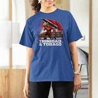 Trinidad and Tobago Soccer T Shirt For Women Patriotic Football Fan Caribbean Pride Gift