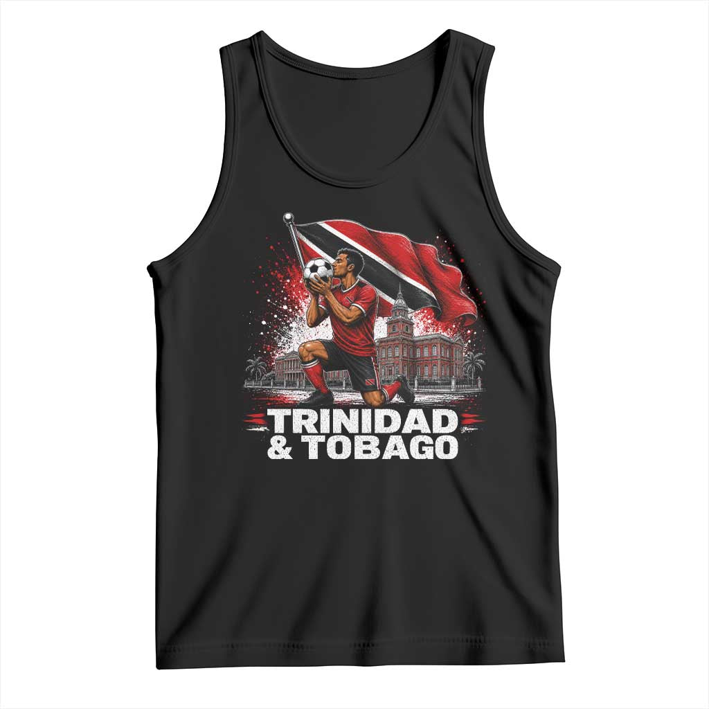 Trinidad and Tobago Soccer Tank Top Patriotic Football Fan Caribbean Pride Gift