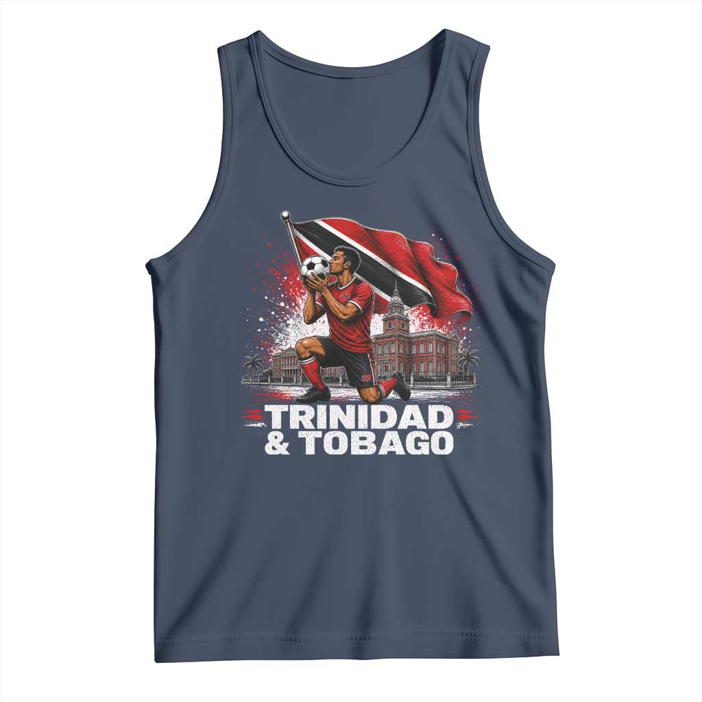 Trinidad and Tobago Soccer Tank Top Patriotic Football Fan Caribbean Pride Gift