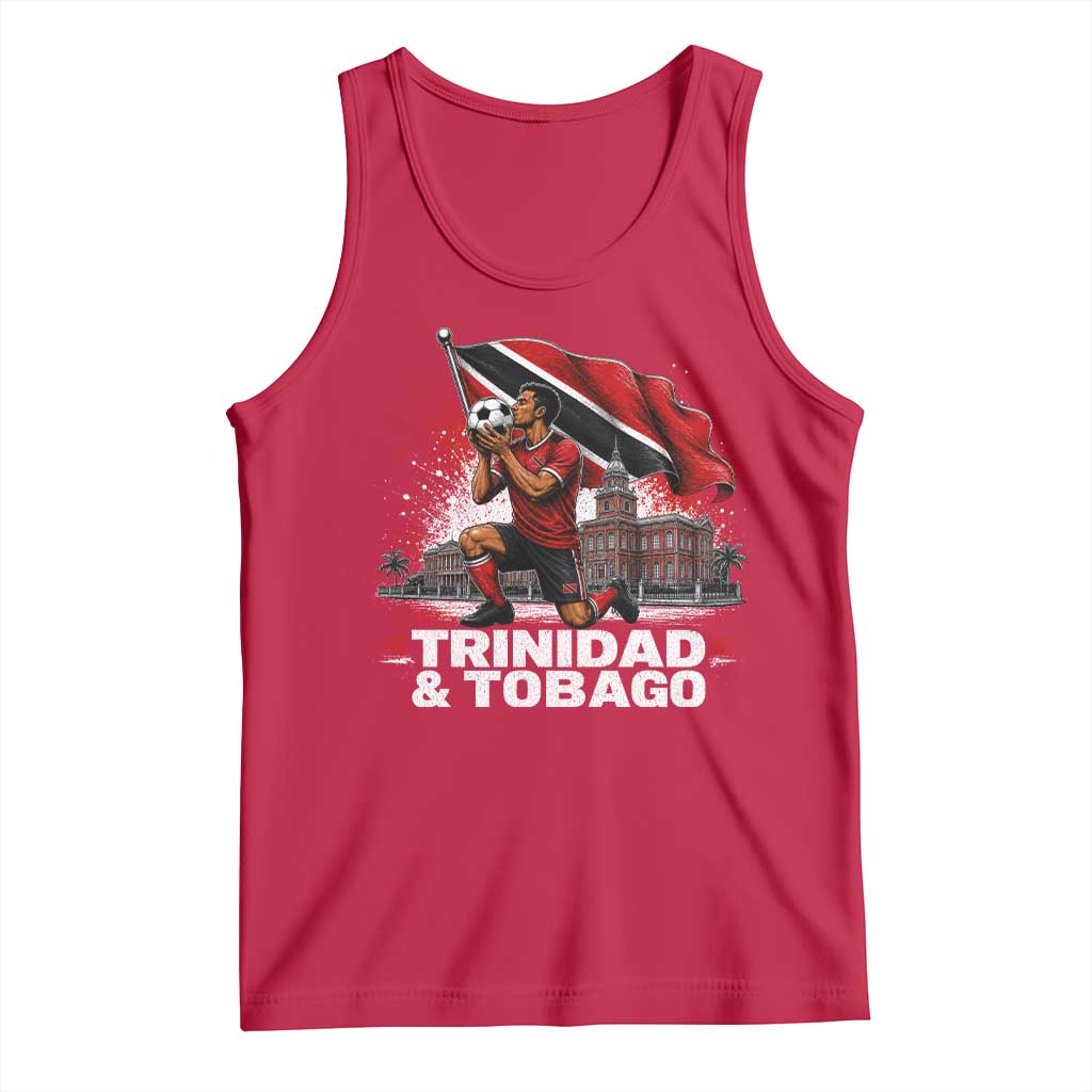 Trinidad and Tobago Soccer Tank Top Patriotic Football Fan Caribbean Pride Gift