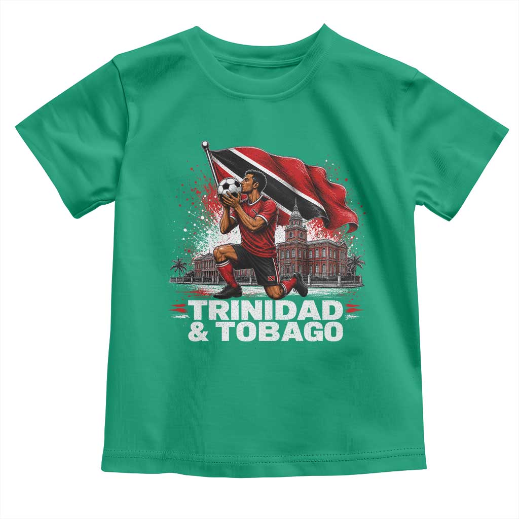 Trinidad and Tobago Soccer Toddler T Shirt Patriotic Football Fan Caribbean Pride Gift
