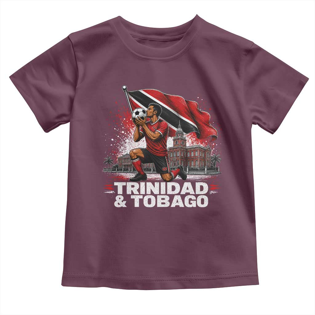 Trinidad and Tobago Soccer Toddler T Shirt Patriotic Football Fan Caribbean Pride Gift