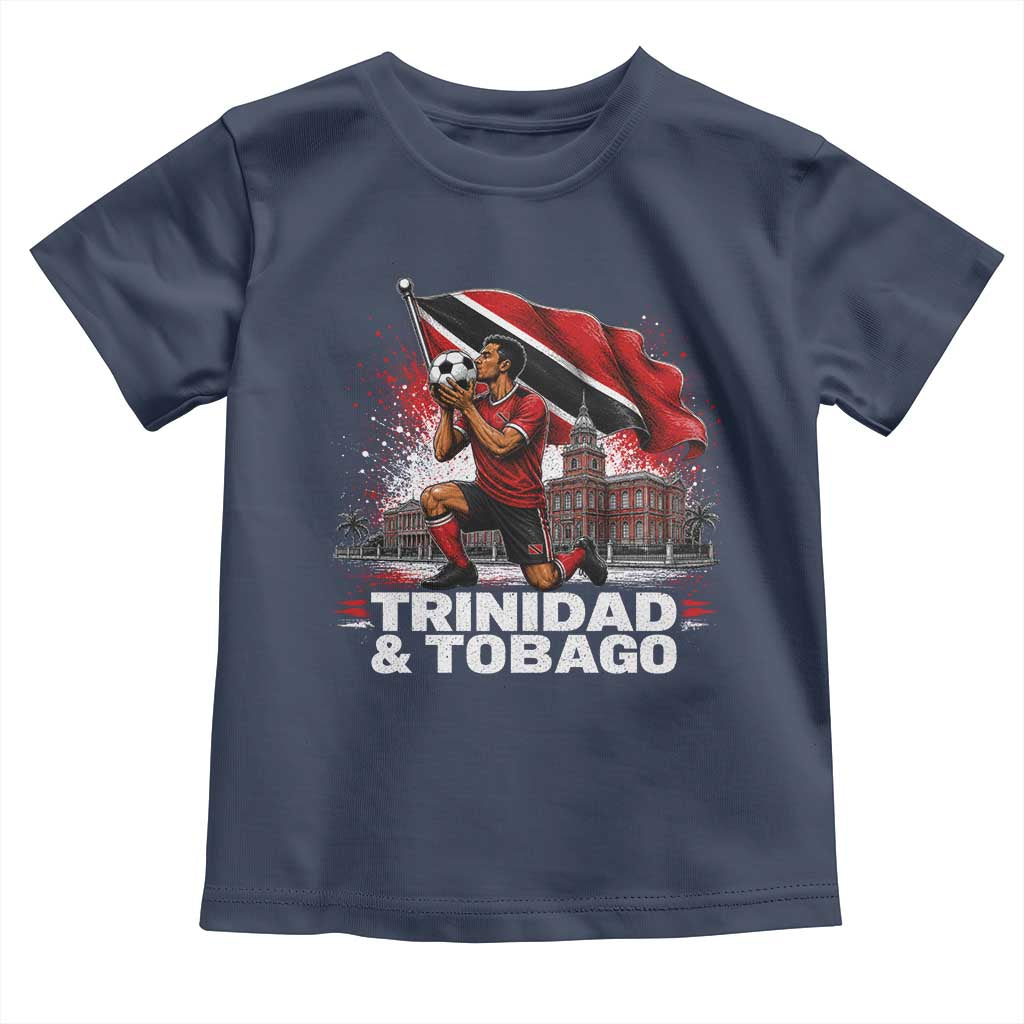 Trinidad and Tobago Soccer Toddler T Shirt Patriotic Football Fan Caribbean Pride Gift