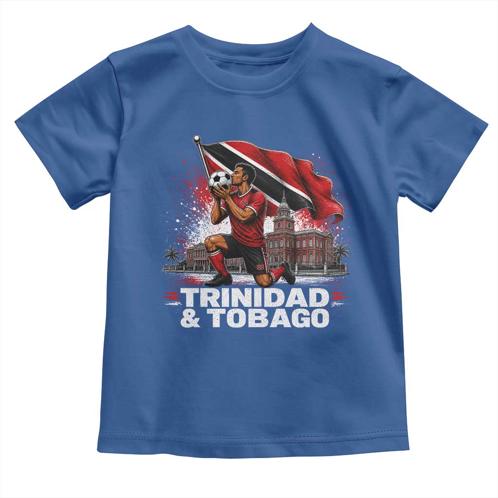 Trinidad and Tobago Soccer Toddler T Shirt Patriotic Football Fan Caribbean Pride Gift