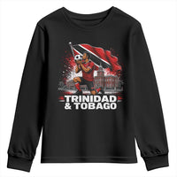 Trinidad and Tobago Soccer Youth Sweatshirt Patriotic Football Fan Caribbean Pride Gift