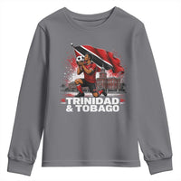 Trinidad and Tobago Soccer Youth Sweatshirt Patriotic Football Fan Caribbean Pride Gift