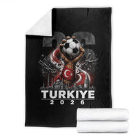 Turkish Soccer Throw Blanket Turkey Football Fan Vintage Turkish Pride