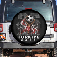 Turkish Soccer Spare Tire Cover Turkey Football Fan Vintage Turkish Pride