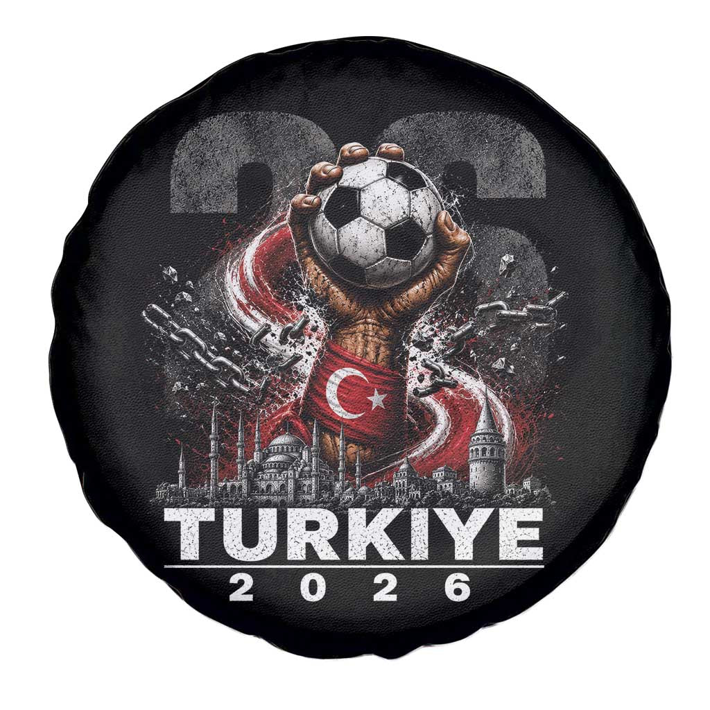 Turkish Soccer Spare Tire Cover Turkey Football Fan Vintage Turkish Pride