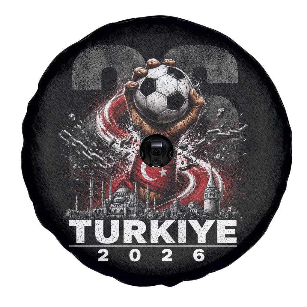 Turkish Soccer Spare Tire Cover Turkey Football Fan Vintage Turkish Pride