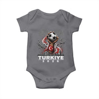 Turkish Soccer Baby Onesie Turkey Football Fan Vintage Turkish Pride