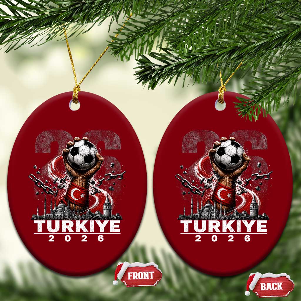 Turkish Soccer Ceramic Ornament Turkey Football Fan Vintage Turkish Pride