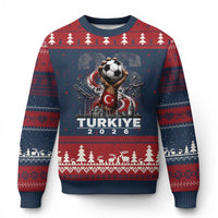 Turkish Soccer Ugly Christmas Sweater Turkey Football Fan Vintage Turkish Pride