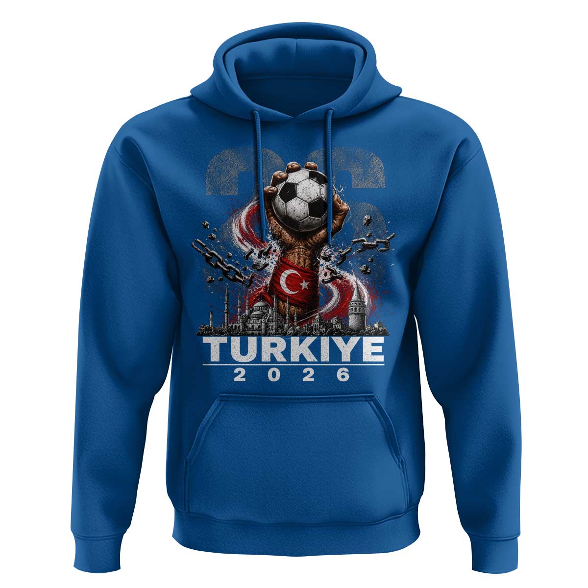 Turkish Soccer Hoodie Turkey Football Fan Vintage Turkish Pride