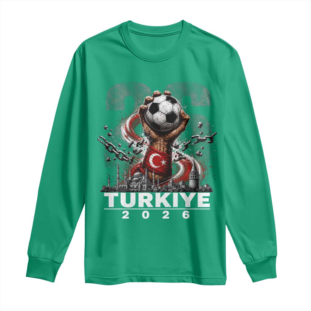 Turkish Soccer Long Sleeve Shirt Turkey Football Fan Vintage Turkish Pride