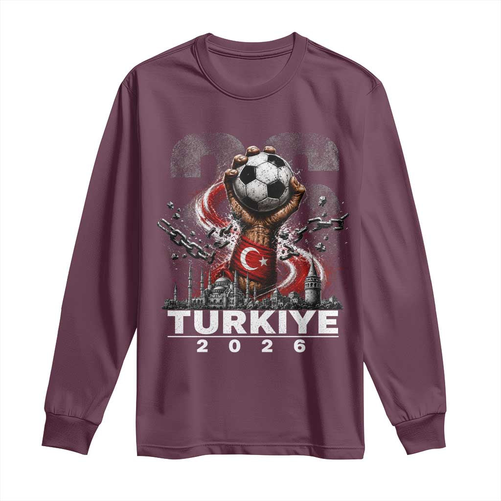 Turkish Soccer Long Sleeve Shirt Turkey Football Fan Vintage Turkish Pride