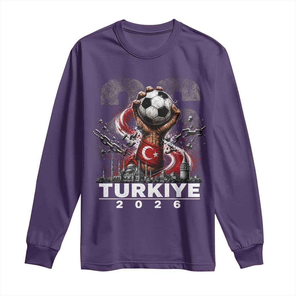 Turkish Soccer Long Sleeve Shirt Turkey Football Fan Vintage Turkish Pride
