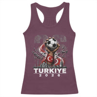 Turkish Soccer Racerback Tank Top Turkey Football Fan Vintage Turkish Pride