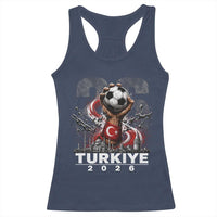 Turkish Soccer Racerback Tank Top Turkey Football Fan Vintage Turkish Pride
