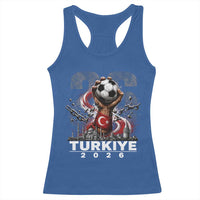 Turkish Soccer Racerback Tank Top Turkey Football Fan Vintage Turkish Pride