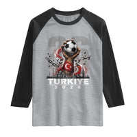 Turkish Soccer Raglan Shirt Turkey Football Fan Vintage Turkish Pride