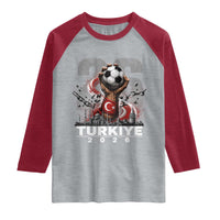 Turkish Soccer Raglan Shirt Turkey Football Fan Vintage Turkish Pride