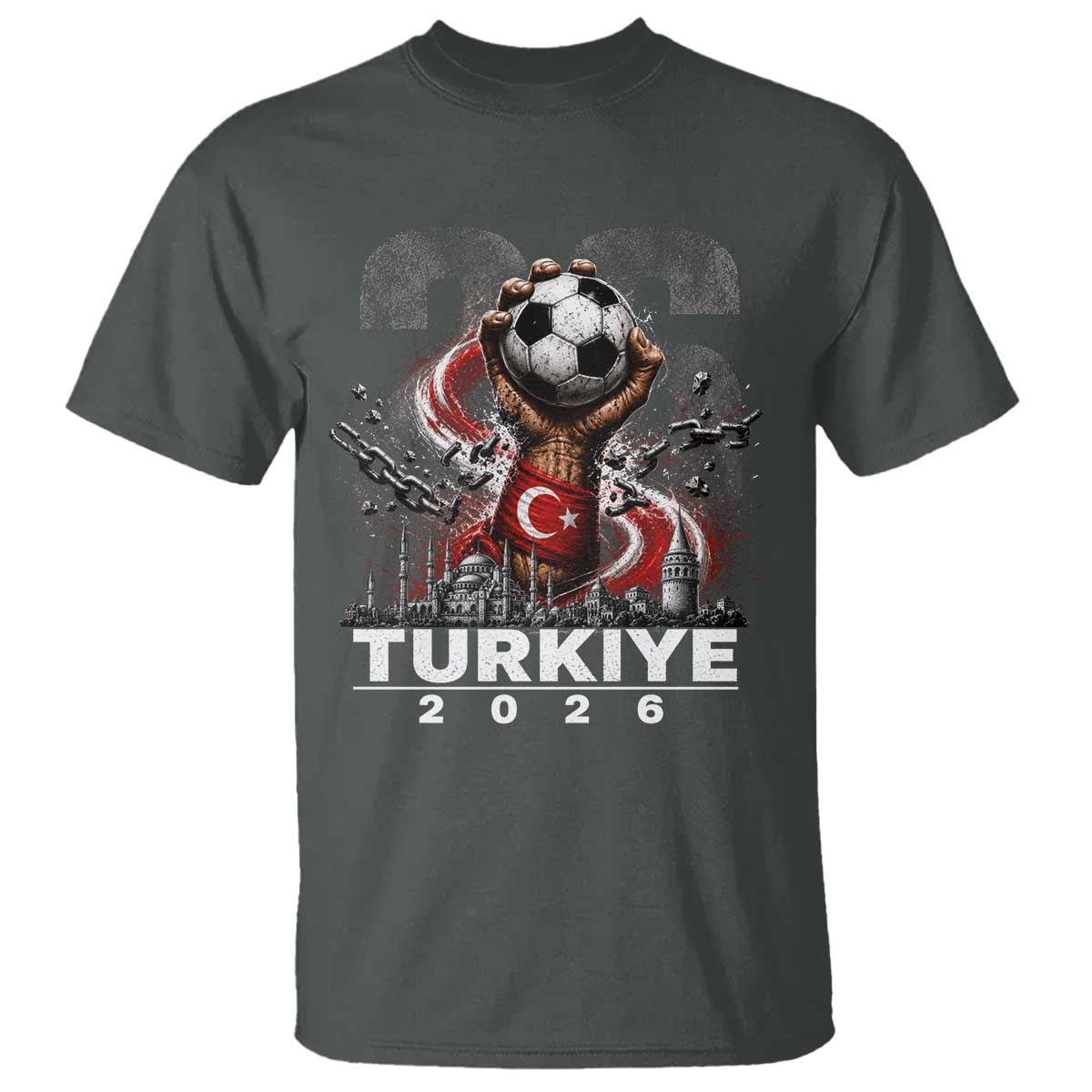 Turkish Soccer T Shirt Turkey Football Fan Vintage Turkish Pride