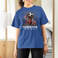 Turkish Soccer T Shirt For Women Turkey Football Fan Vintage Turkish Pride