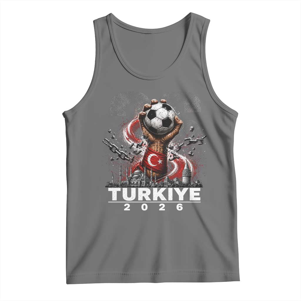 Turkish Soccer Tank Top Turkey Football Fan Vintage Turkish Pride