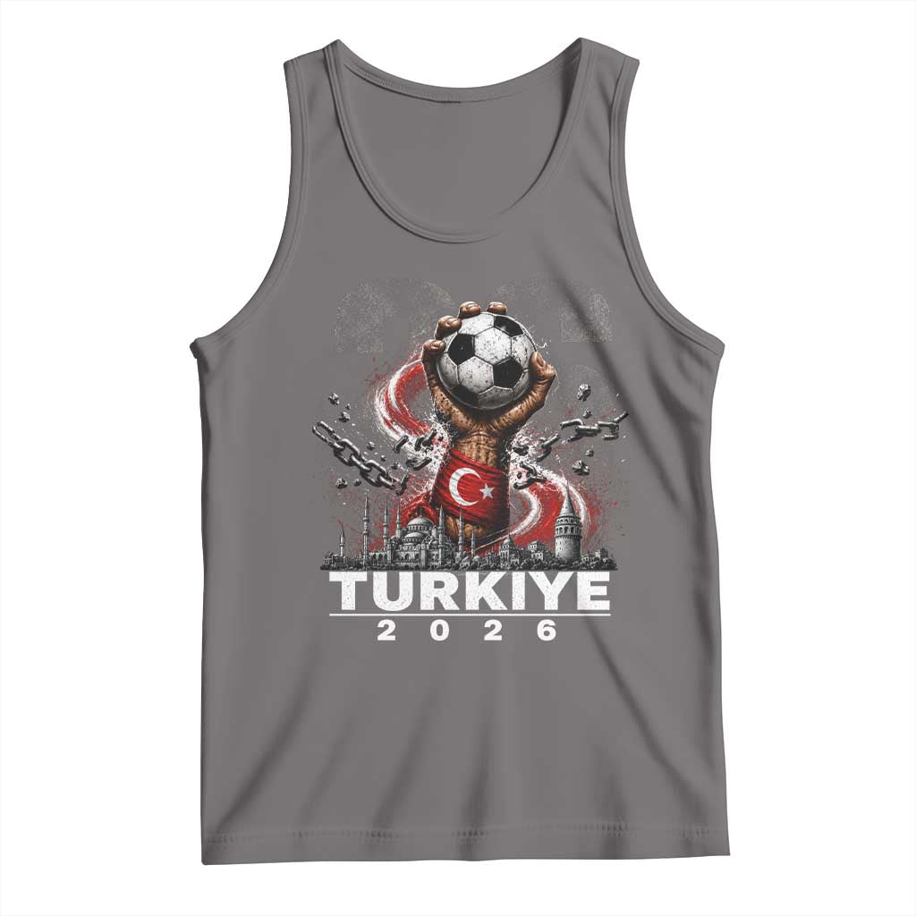 Turkish Soccer Tank Top Turkey Football Fan Vintage Turkish Pride