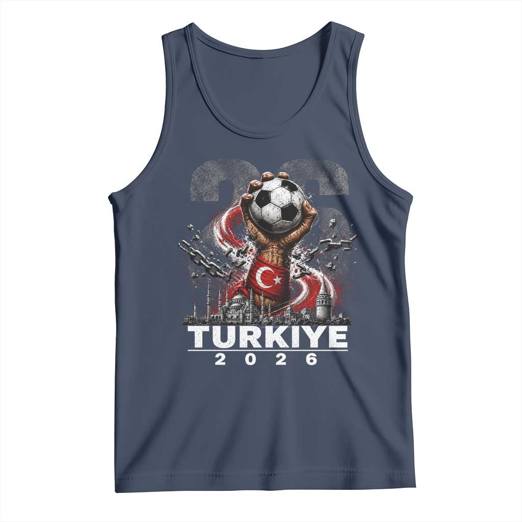 Turkish Soccer Tank Top Turkey Football Fan Vintage Turkish Pride