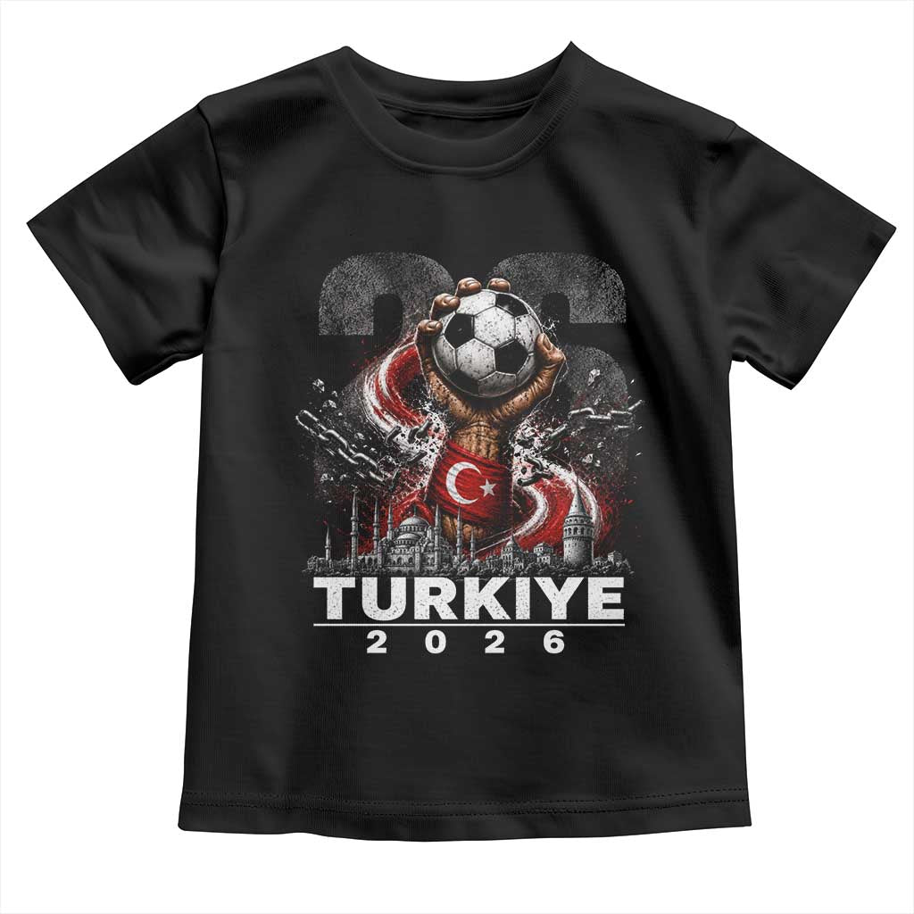 Turkish Soccer Toddler T Shirt Turkey Football Fan Vintage Turkish Pride