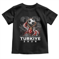 Turkish Soccer Toddler T Shirt Turkey Football Fan Vintage Turkish Pride