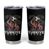 Turkish Soccer Tumbler Cup Turkey Football Fan Vintage Turkish Pride