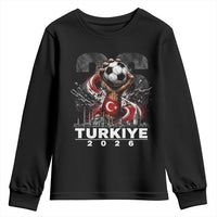Turkish Soccer Youth Sweatshirt Turkey Football Fan Vintage Turkish Pride