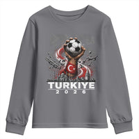 Turkish Soccer Youth Sweatshirt Turkey Football Fan Vintage Turkish Pride